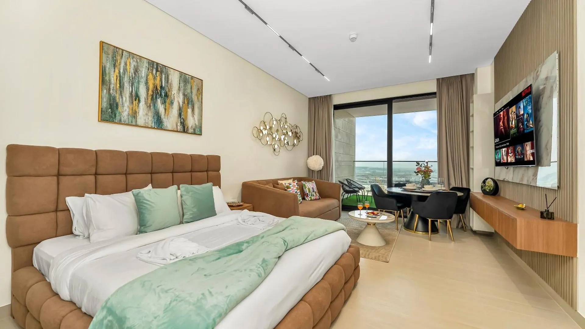 Apartment Modern Studio Private Jacuzzi Canal View Dubai